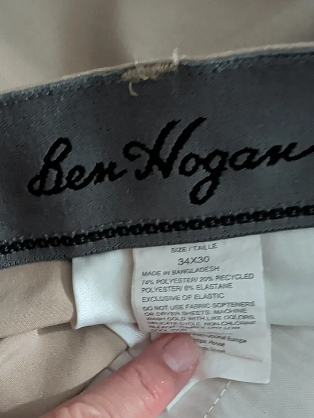 Hogan Men's Dress Pants in Light Beige